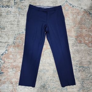 Ballin Navy Super 120s Wool Dress Pants